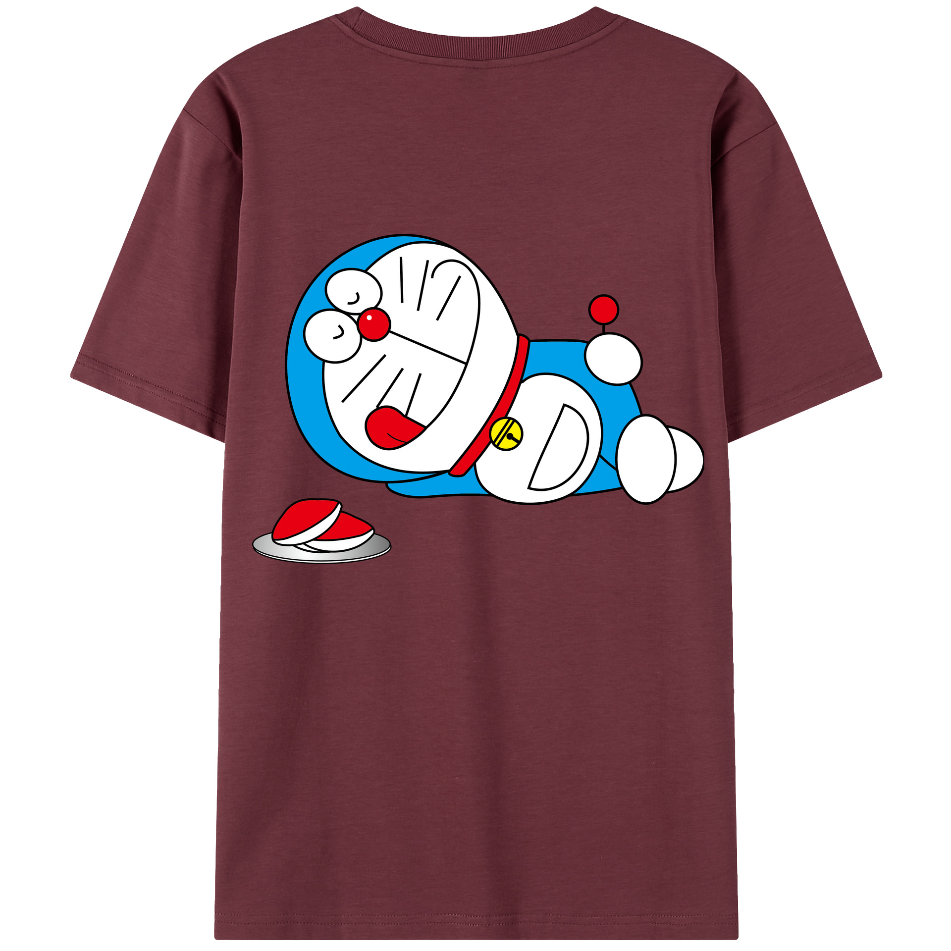 （画像用） ドラえもん Doraemon 綿100％半袖Tシャツ（背面プリント）